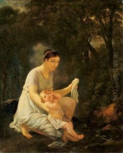 Ol Auf Leinwand. by Marguerite Gerard