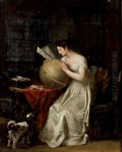 La Lecon De Geographie by Marguerite Gerard