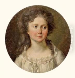 Portrait De Jeune Fille Au Corsage Blanc
