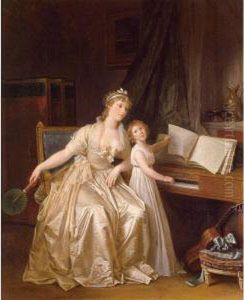 The Piano Lesson by Marguerite Gerard