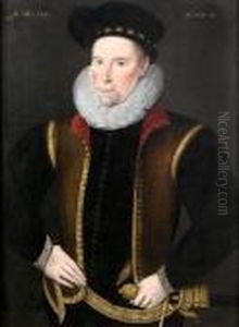 Portrait Of A Gentleman by Marcus Ii Gerards