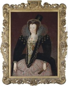 Portrait Of A Lady by Marcus Ii Gerards