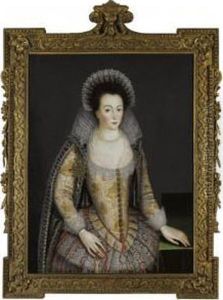Portrait Of A Lady, Probably Alice Spencer, Countess Of Derby by Marcus Ii Gerards