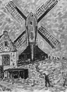 Hollandische Windmuhle by Alexander Gerbig