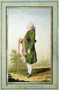 Portrait of Dominique Joseph de Cassini by Louis Carrogis Carmontelle