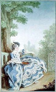 Sophie-Septimanie de Vignerod du Plessis de Richelieu, Comtesse d'Egmont by Louis Carrogis Carmontelle