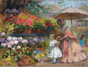 Am Blumenmarkt by Imre Gergely