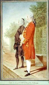 The Abbe de La Porte and the Marquis de Saint-Chamans by Louis Carrogis Carmontelle