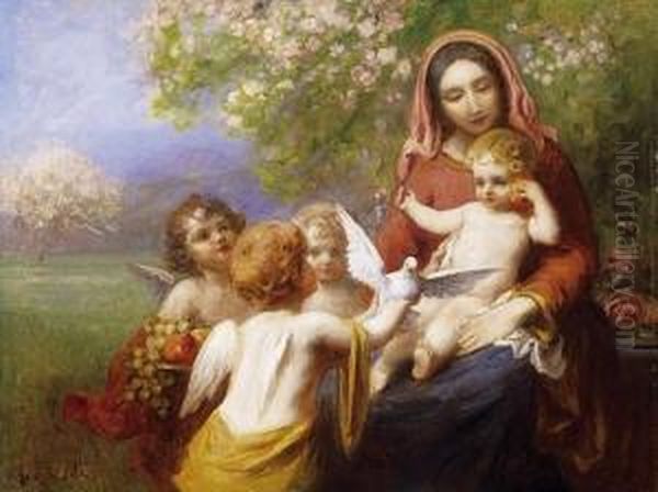 Madonna With Puttos - view 1