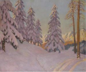 Lilac Snow by Mikhail Markianovich Germanshev