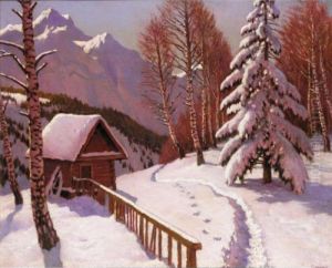 Birch Trees In The Snow