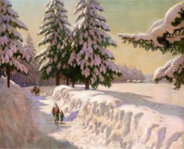Landscape In Snow - view 1