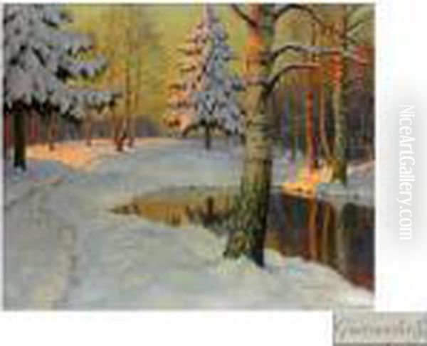 Winterliche Waldlandschaft - view 1