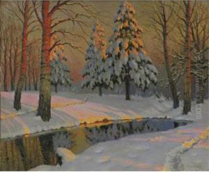 Winter Shadows by Michail Markianovic Germasev