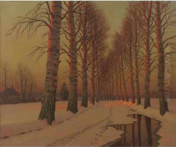 Winter Sunset - view 1