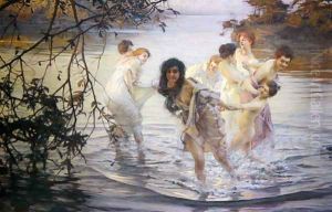 Happy Games, 1899 by Paul Chabas