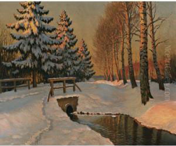 Winter Sunset - view 1