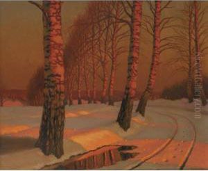 Winter Sunshine by Michail Markianovic Germasev