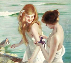Sea maidens by Paul Chabas
