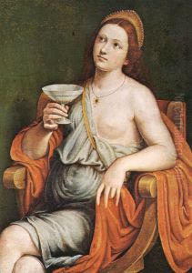 Sophonisba Drinking the Poison by Giovanni Francesco Caroto