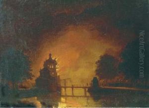 A Tower Ablaze - view 1
