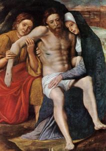Deposition Of The Tears by Giovanni Francesco Caroto