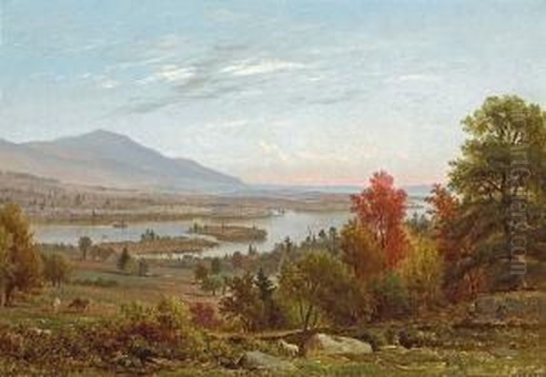 Lake Winnipesaukee In October - view 1