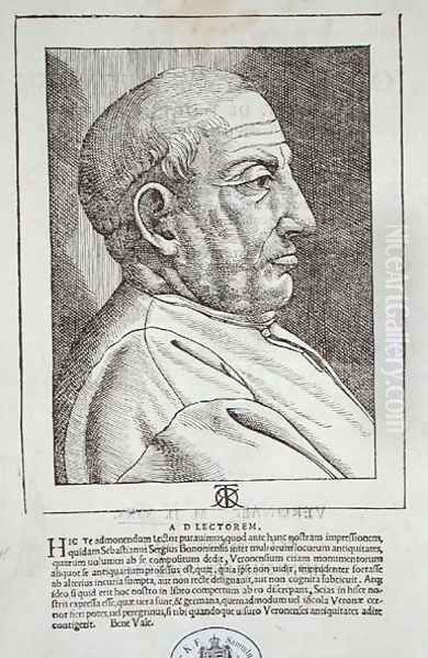 Portrait of the Author, from 'De Origine et Amplitudine Civitatis Veronae...' 1540 - view 1