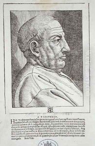 Portrait of the Author, from 'De Origine et Amplitudine Civitatis Veronae...' 1540 by Giovanni Francesco Caroto