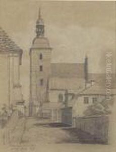 Pejzaz Z Ojcowa by Wojciech Gerson