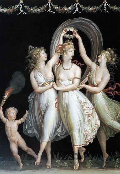Three Graces Dancing (Le tre Grazie danzanti) - view 1