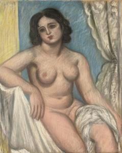 Seated Nude by Mark Gertler
