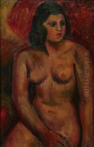 Study Of A Female Nude by Mark Gertler