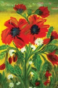 Still Life With Poppies by Mark Gertler