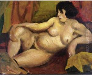 Reclining Nude by Mark Gertler