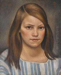 Head Of A Girl by Mark Gertler