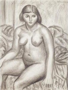Female Nude by Mark Gertler