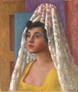 Portrait Of Dorothy Morland by Mark Gertler
