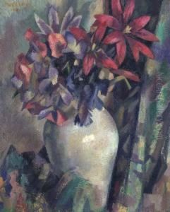Still Life With Flowers by Mark Gertler