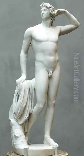 Apollo crowning himself - view 1