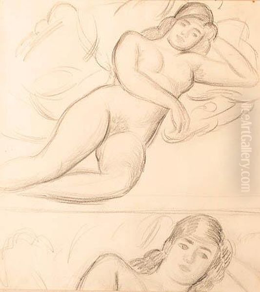 Reclining Female Nude - view 1
