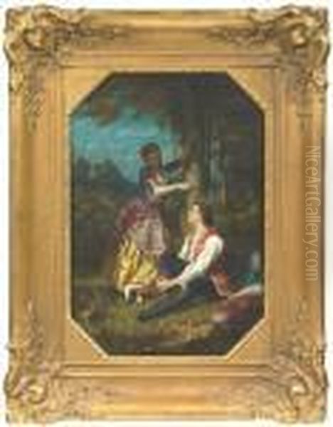 Lovers Under A Tree. - view 1