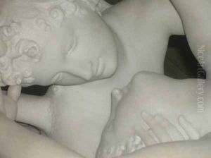 Cupid and Psyche [detail #1] by Antonio Canova