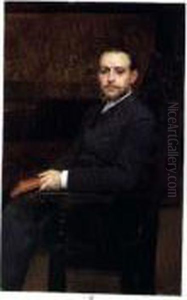 Portrait D'un Archeologue Assis - view 1