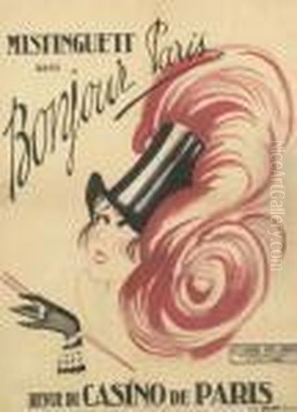 Mistinguett Dans Bonjour Paris, Casino De Paris - view 1