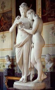 Cupid and Psyche I by Antonio Canova