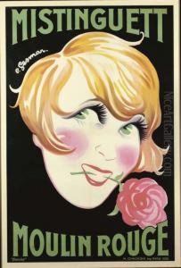 Mistinguett Moulin Rouge by Charles, Carl Gesmar
