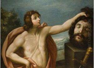 David Mit Dem Haupt Des Goliath by Francesco Giovanni Gessi