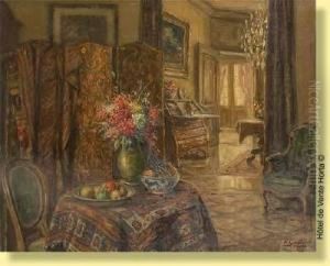 Interieur Fleuri by Albert Geudens