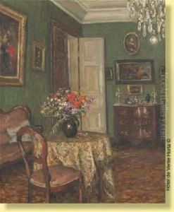 Interieur Fleuri by Albert Geudens